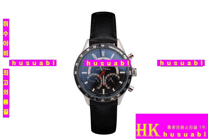 �±�ȣ�̾� ���ڽð� Tag Heuer Carrera Automatic MOVEMENT Black Leather Bracelet 48 x 42mm Men tag135