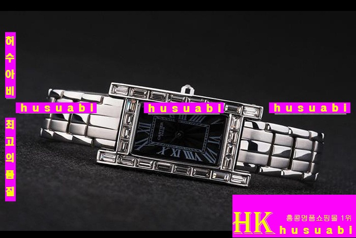 ��쿡 ���ڽð�.Replica Cartier Japanese Quartz MOVEMENT Polished stainless steel Women.117-053